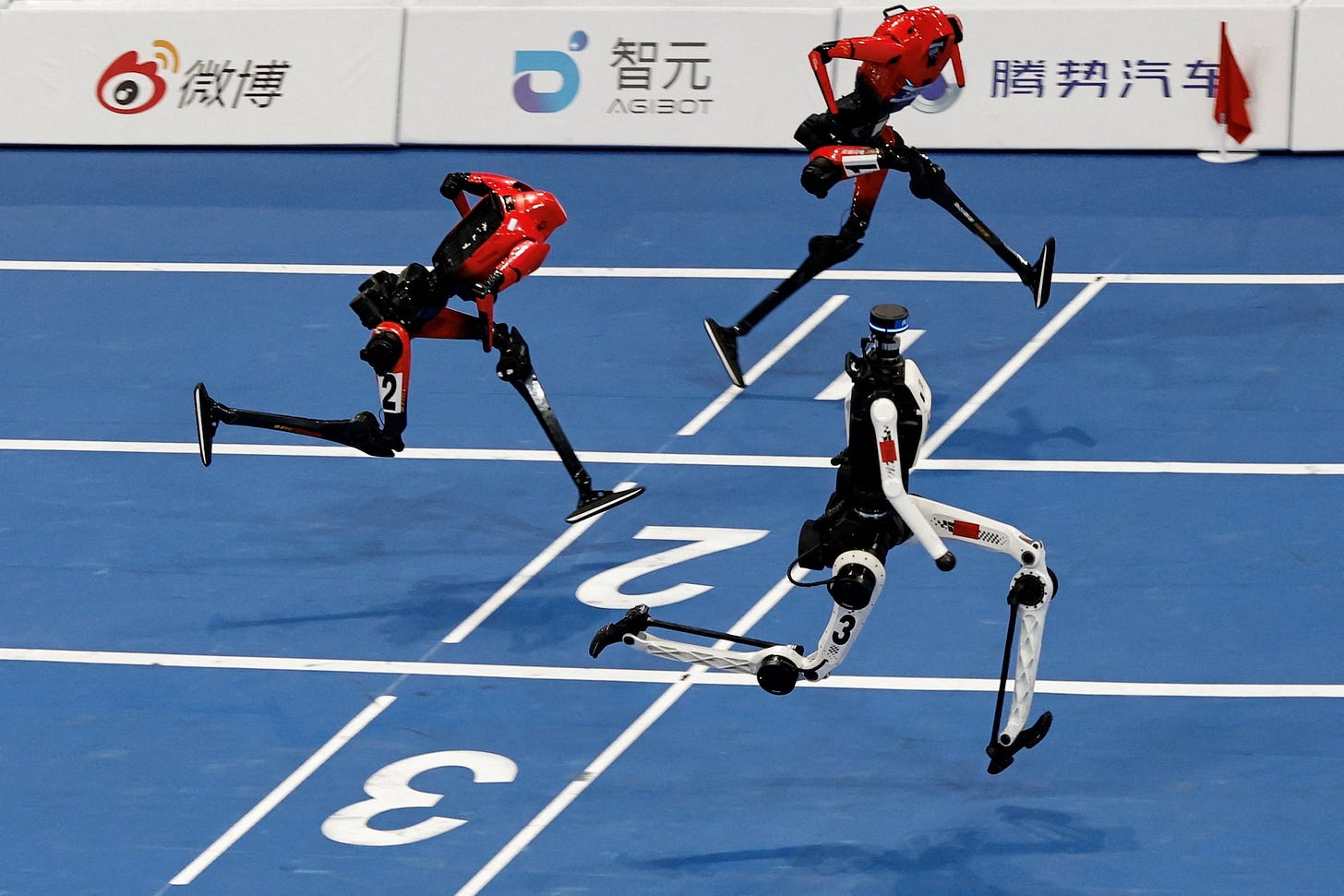 Faster, stronger, (occasionally) upright: Humanoid robots compete in  Beijing games - August 24, 2026 | Reuters
