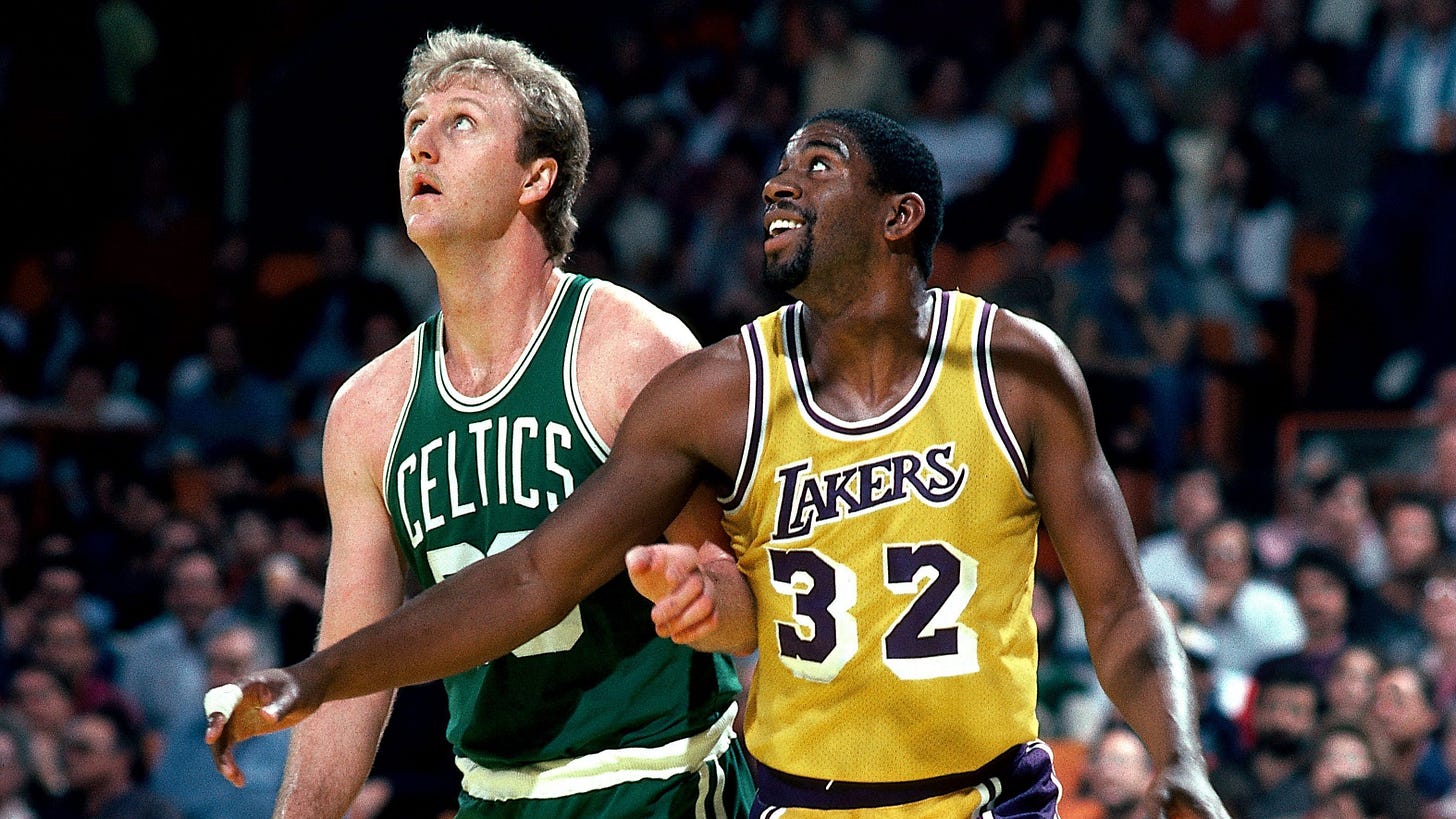 Magic Johnson, Larry Bird recipients of NBA's Lifetime Achievement Award