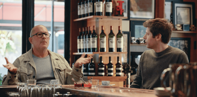 Jony Ive (left) and Sam Altman