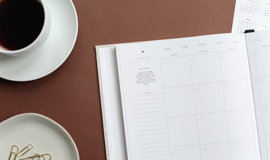 Yearly planner