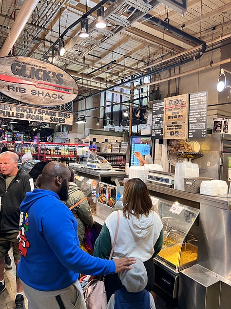 Reading Terminal Market and Chinatown in Philly