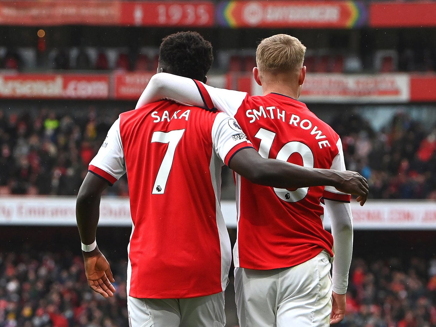 Arsenal stars Bukayo Saka and Emile Smith Rowe's incredible goalscoring  stats reveal pair are up there with Prem's best | The Sun