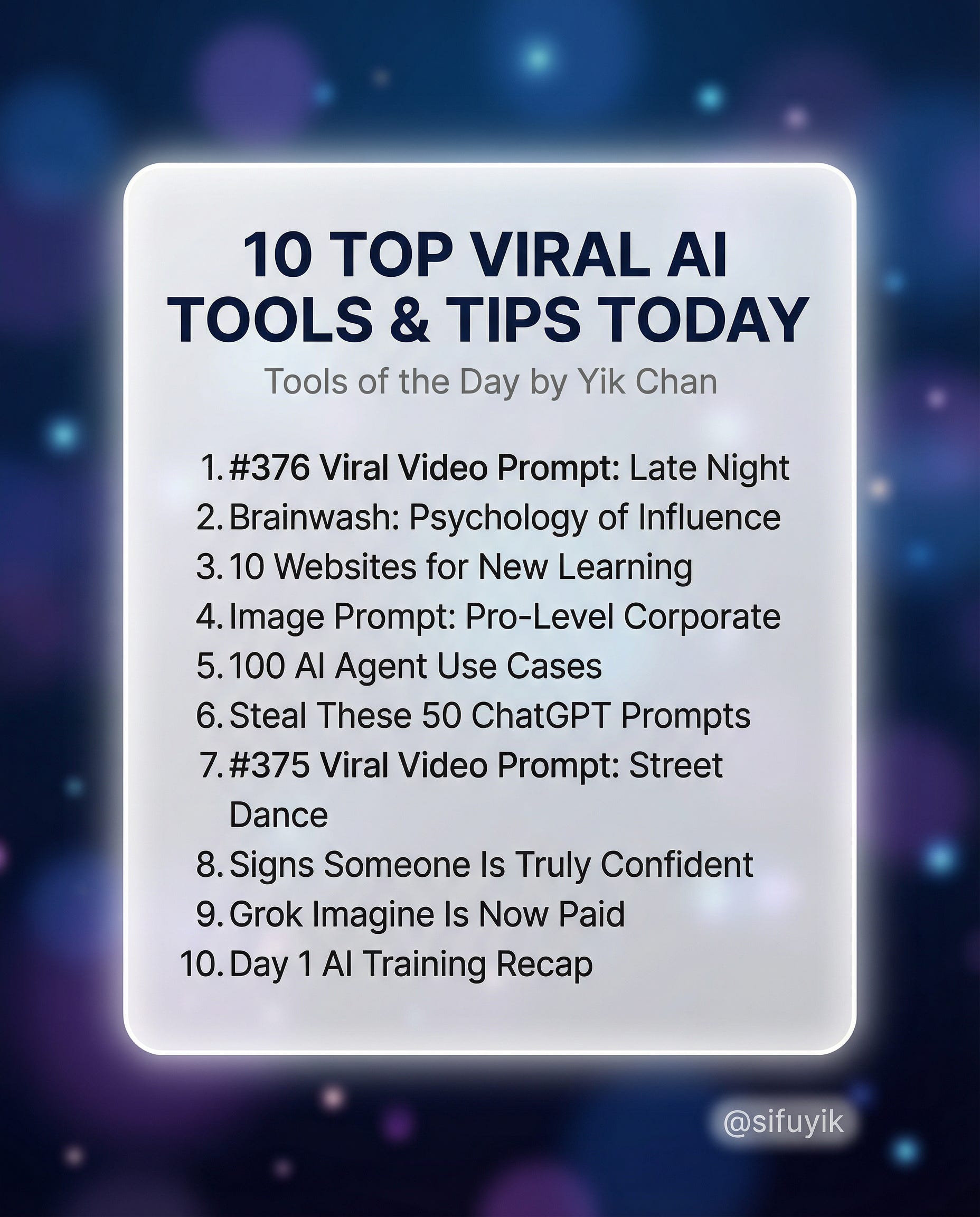 10 TOP VIRAL AI TOOLS &amp; TIPS TODAY (29 MARCH 2026)