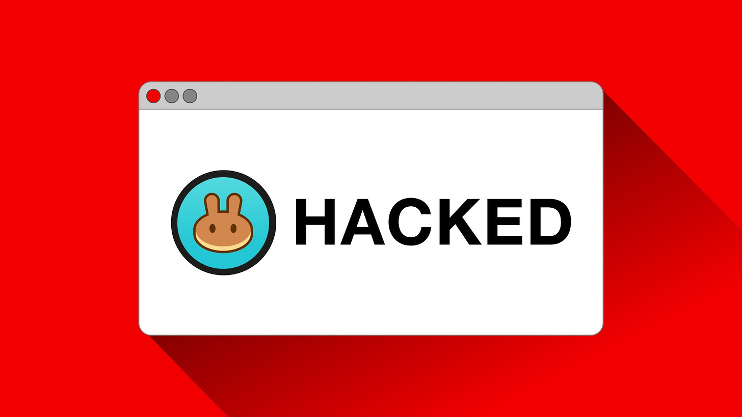 Hack de la plateforme PancakeSwap - Toute connexion est déconseillée -  CryptoActu