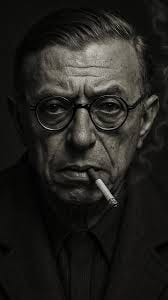 🔥 Jean-Paul Sartre wasn’t just a philosopher — he was a storm in human  form. Chain-smoking, scandal-loving, and unapologetically raw, Sartre tore  down illusions of morality, religion, and love. He ...