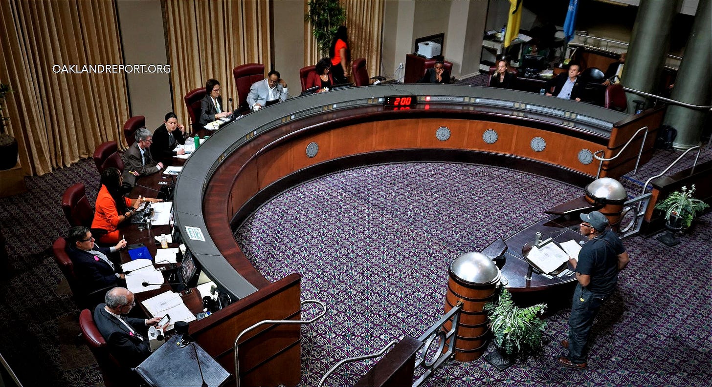 City Council Chambers. Oakland, California. (Image source: City of Oakland)