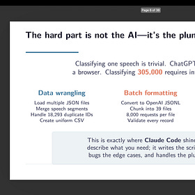 Claude Code 22: Final Entry Into Classification of Speeches with Claude Code and OpenAI gpt-4o-mini (Part 5)