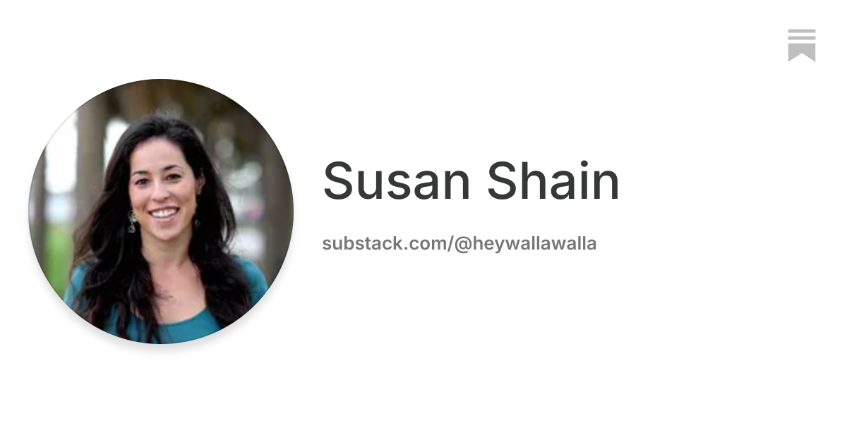 Susan Shain | Substack