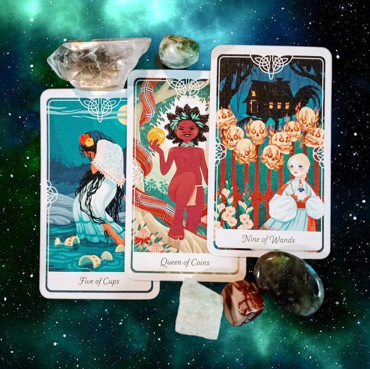 A Message from the Universe ~ Making Something Out of Nothing, Tarot of the Divine Cards