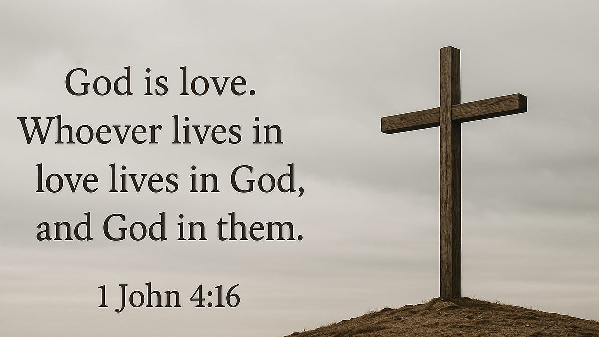 God is love - by Steve Sande - Heaven On Wheels
