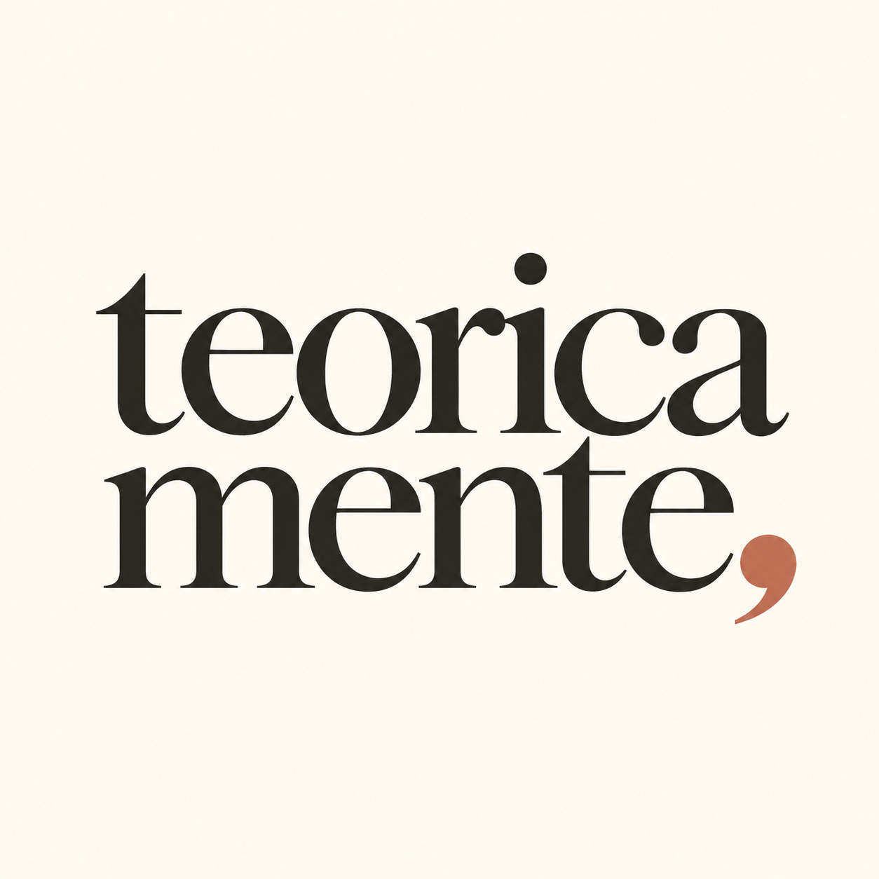 teoricamente  logo