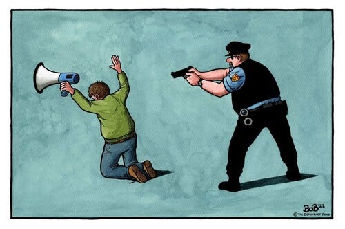 #bobmoranartist #bobmorancartoons 
#freespeech #police 