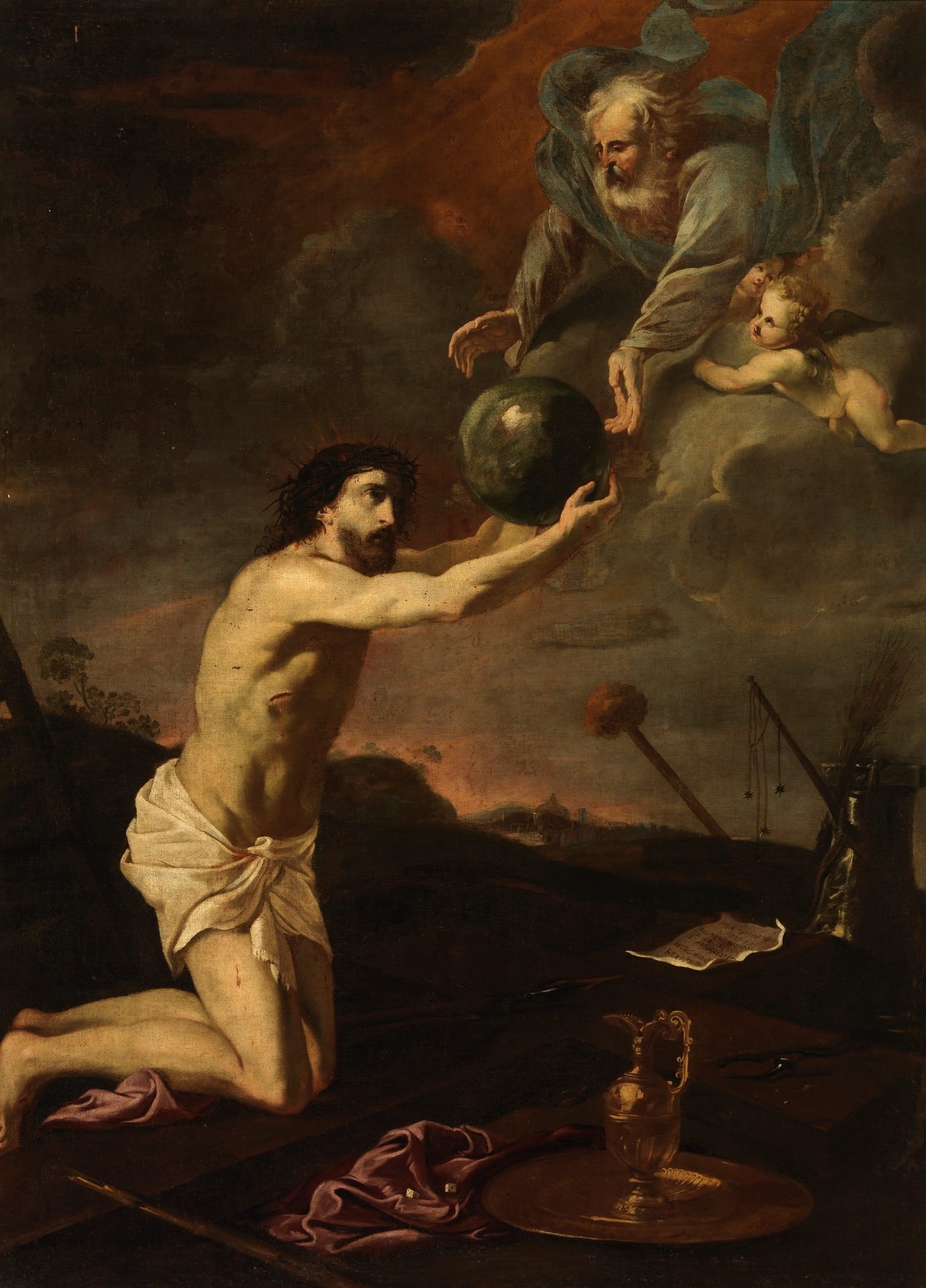 Jesus Receiving the World from God the Father - The Collection - Museo  Nacional del Prado