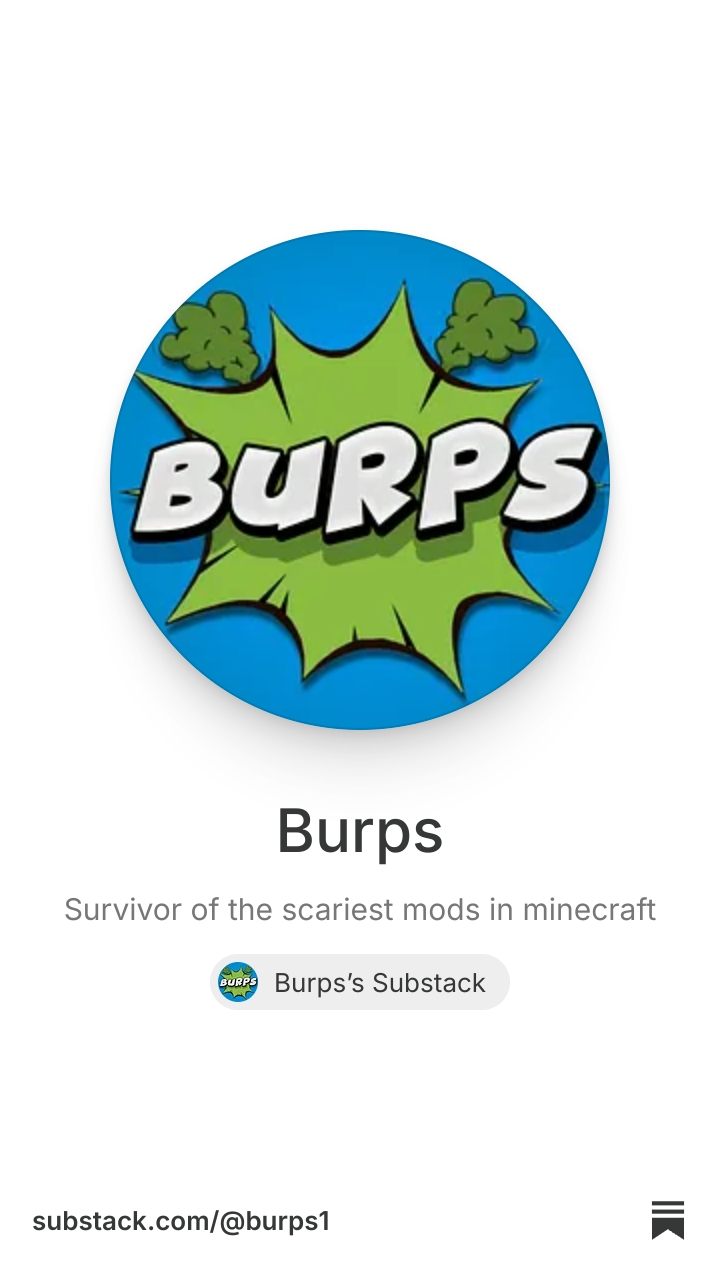 Burps | Substack