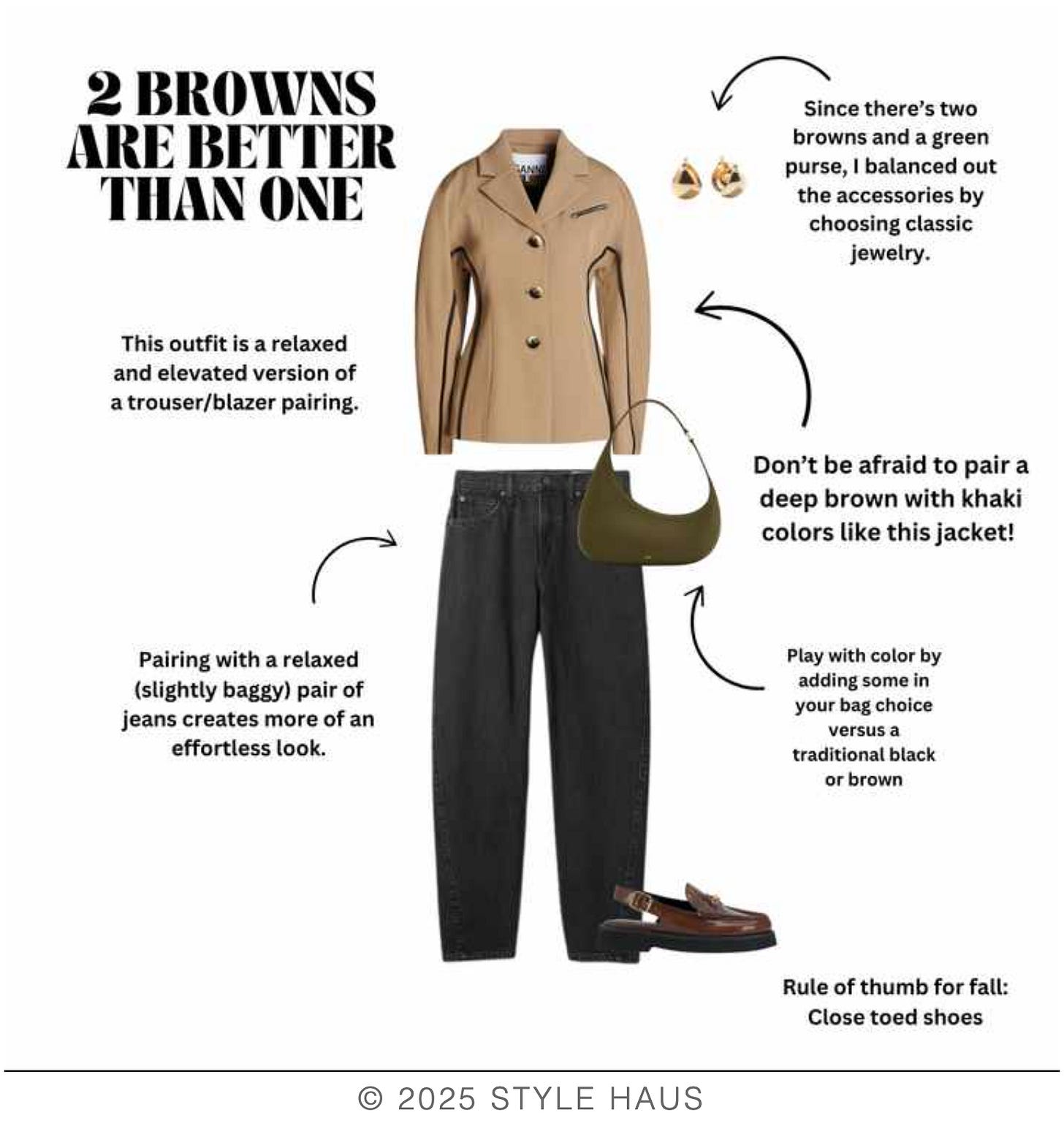 Can you actually wear brown & black together? display picture 1