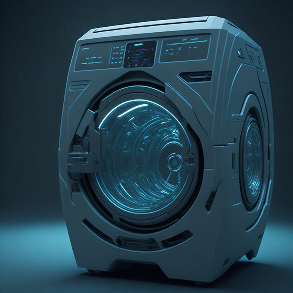 ArtStation - Sci-fi futuristic washing machine ArtStation - Sci-fi futuristic washing machine