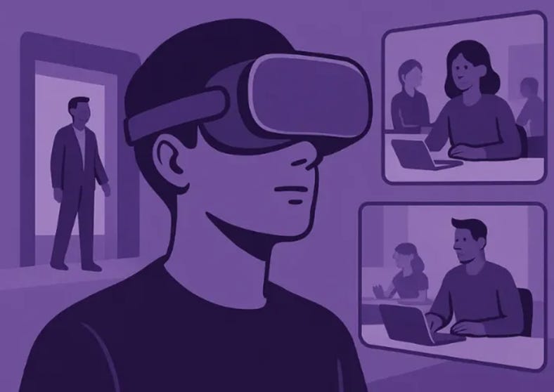 A person wearing virtual reality goggles

AI-generated content may be incorrect.