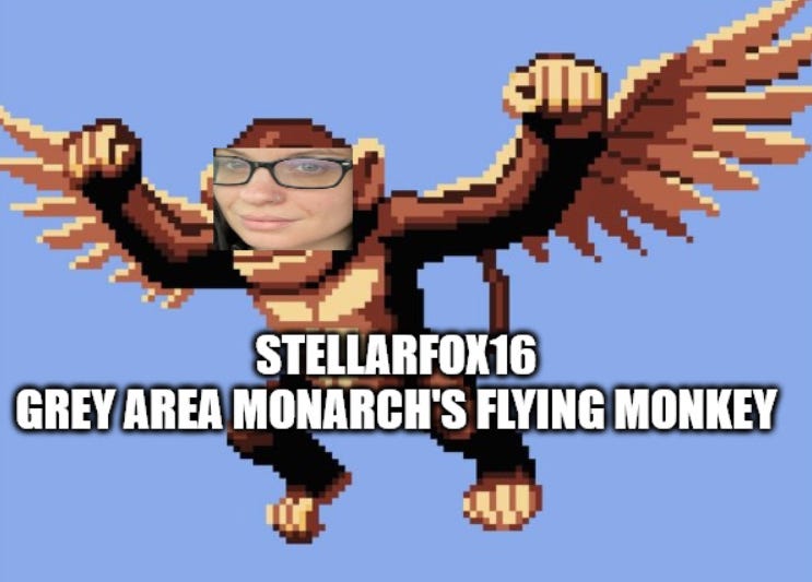 Grey Area Monarch's Flying Monkey StellarFox16 
