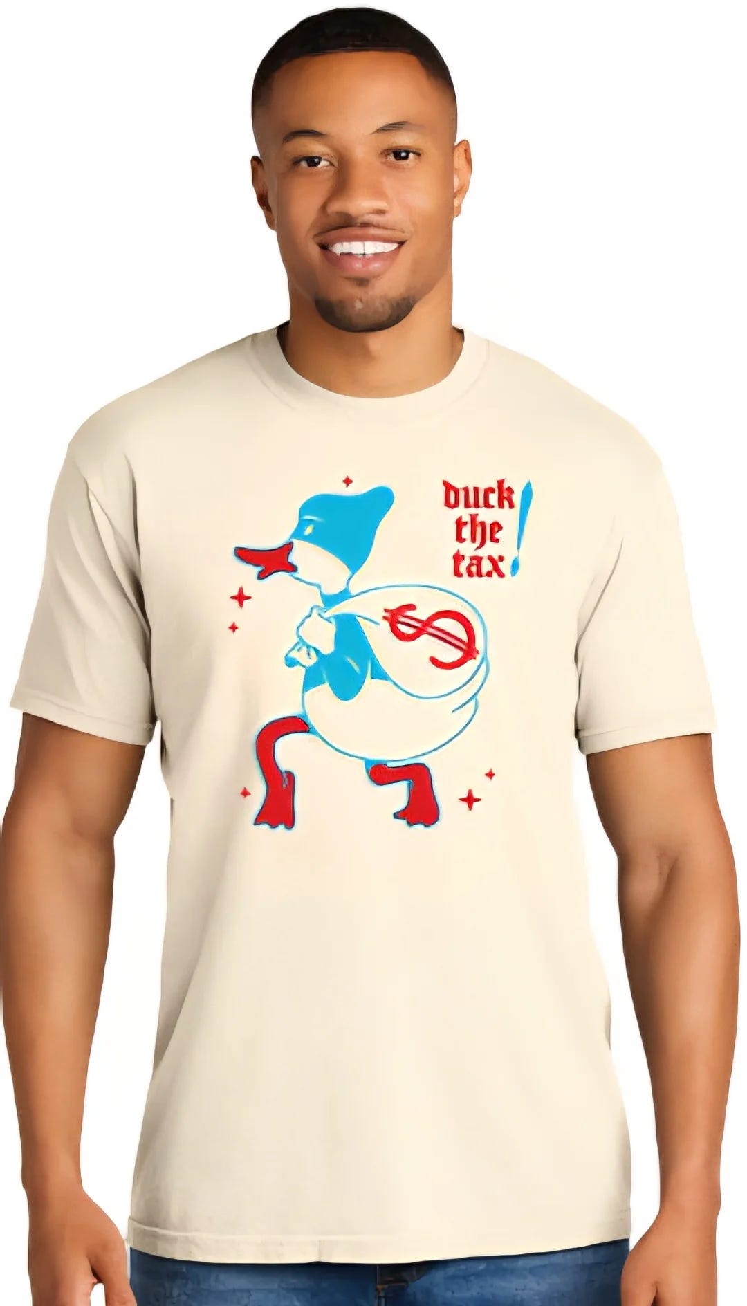 NEW! LIMITED EDITION 'DUCK THE TAX' SHIRT - by Spike Eskin