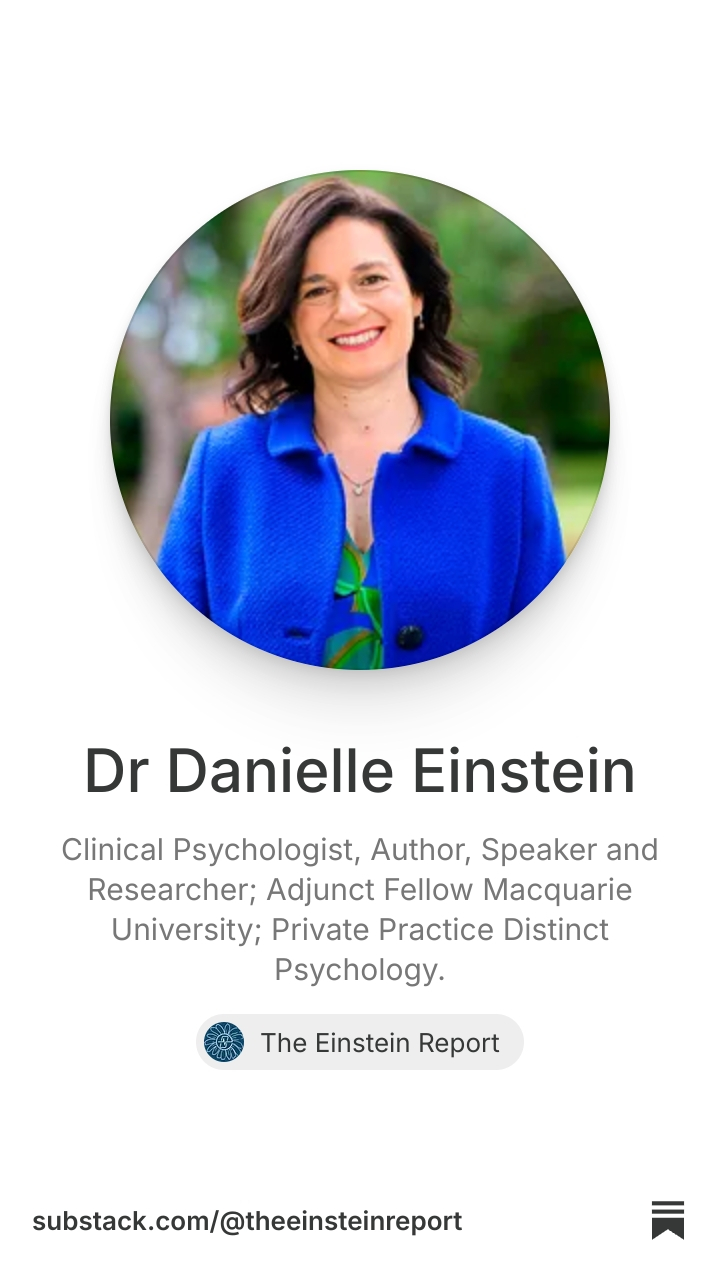 Dr Danielle Einstein | Substack