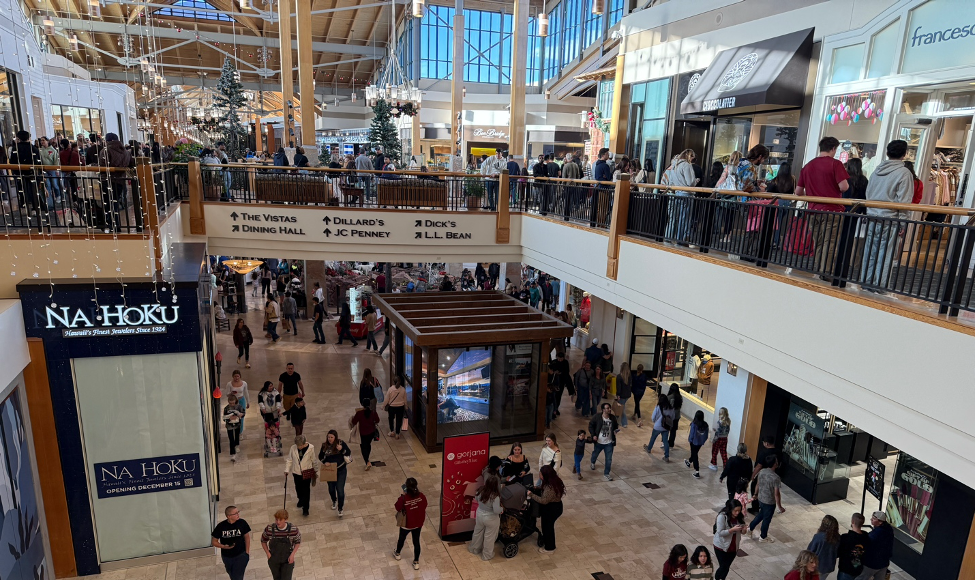 A large mall with many people

Description automatically generated