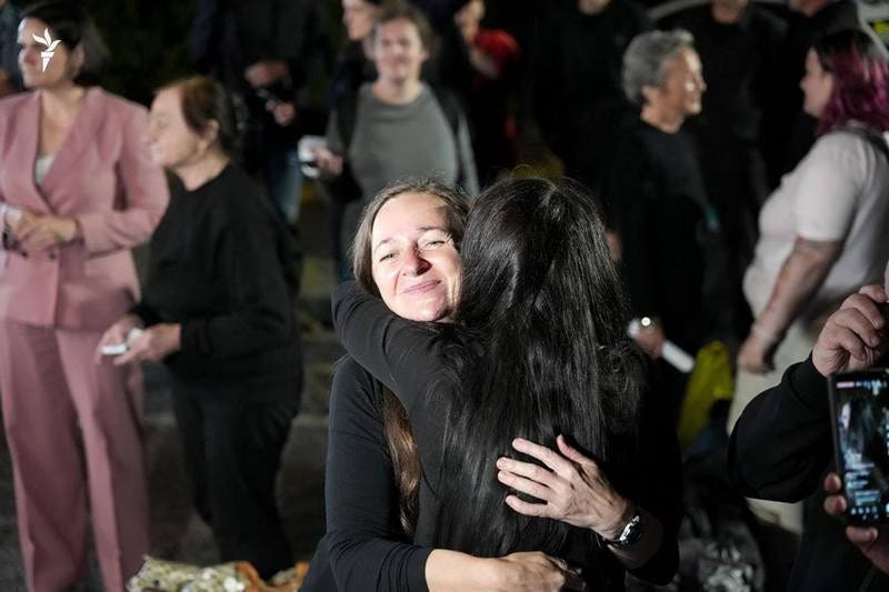 Гомельская журналістка Ларыса Шчыракова пасля вызвалення