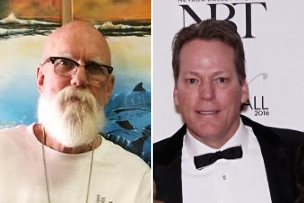 two men split two men split