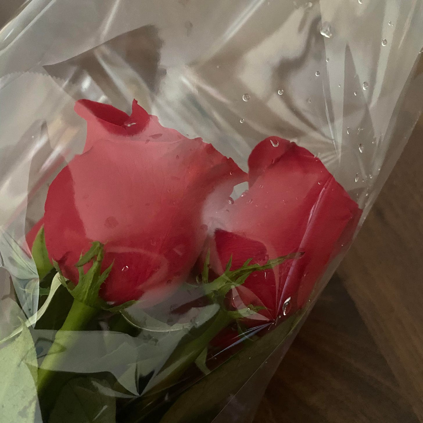 Bouquet of red roses