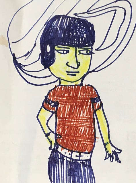 Nine drawings by Faux Jean.
