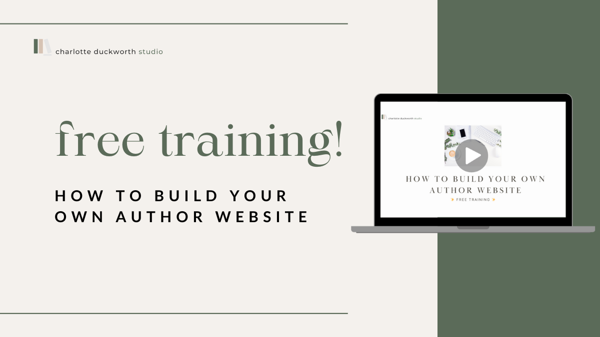 build your own author website