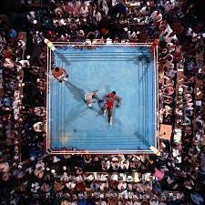 Aerial view of George Foreman after the round 8 knockout by Muhammad Ali at  Stade du 20 Mai. ⁣ ⁣ 📸: @neilleiferphotography⁣ ⁣ ⁣ #MuhammadAli #Icon  #RumbleintheJungle #MuhammadAlivsGeorgeForeman #Boxing #Legendary #GOAT  #Champion