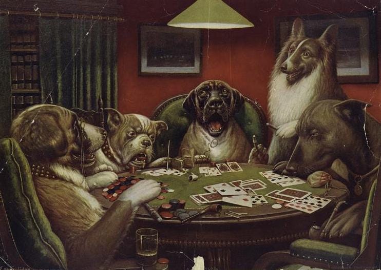 Dogs Waterloo painting Dogs Waterloo painting