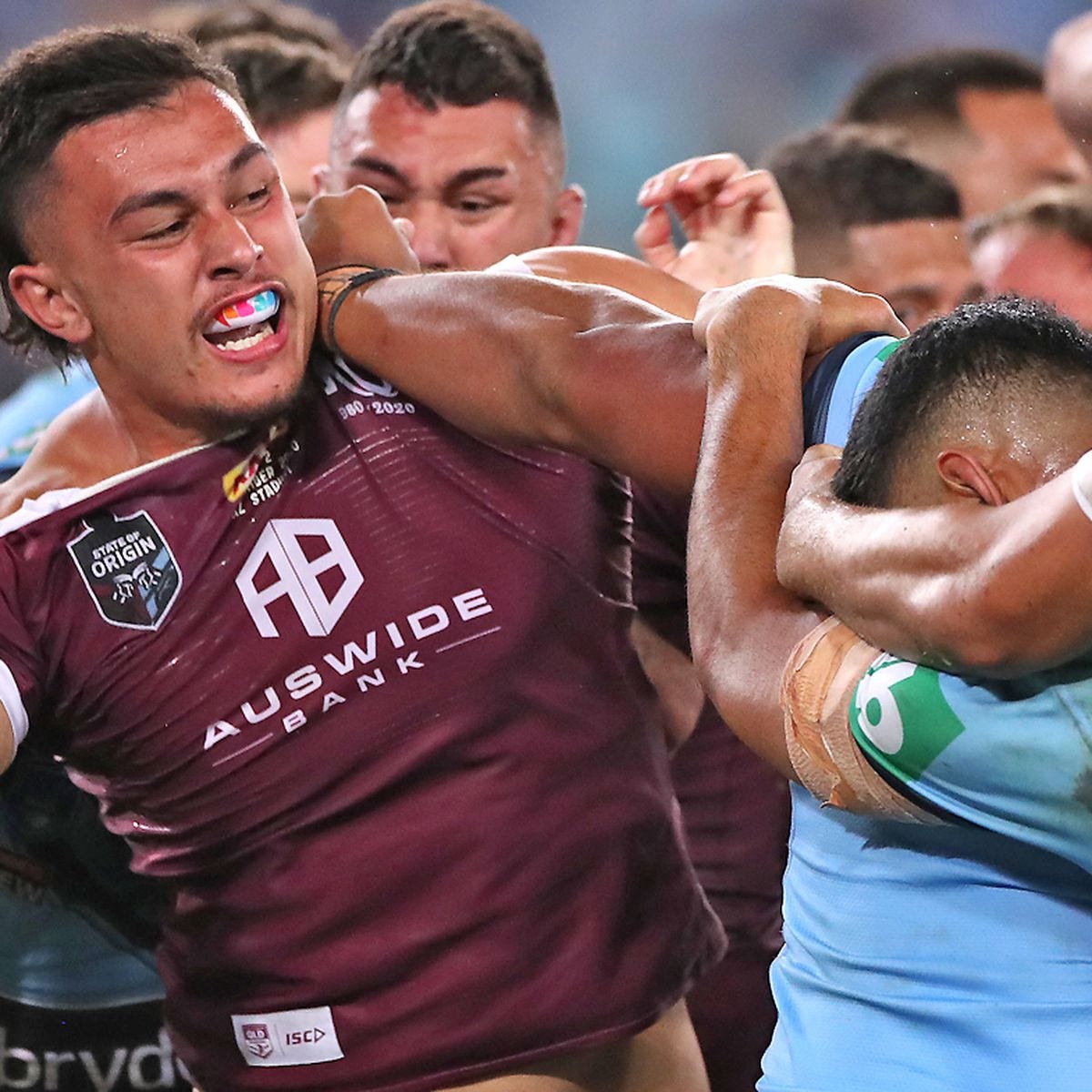 State of Origin 2020: Wayne Bennett blames media for fight between Tino  Faasuamaleaui Payne Haas, Queensland Maroons