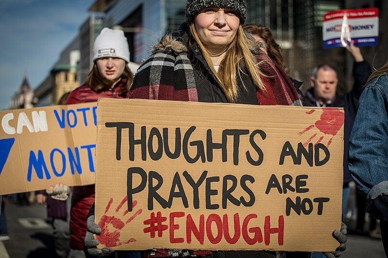 Opinion | We need more than 'thoughts and prayers' | Opinion |  newsrecord.org