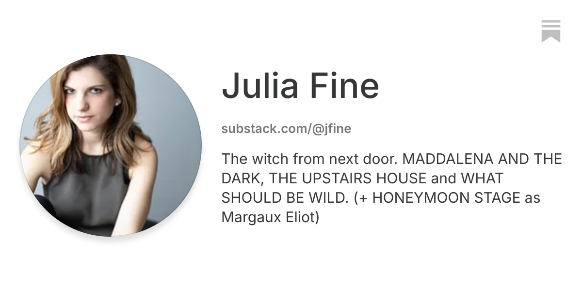 Julia Fine | Substack