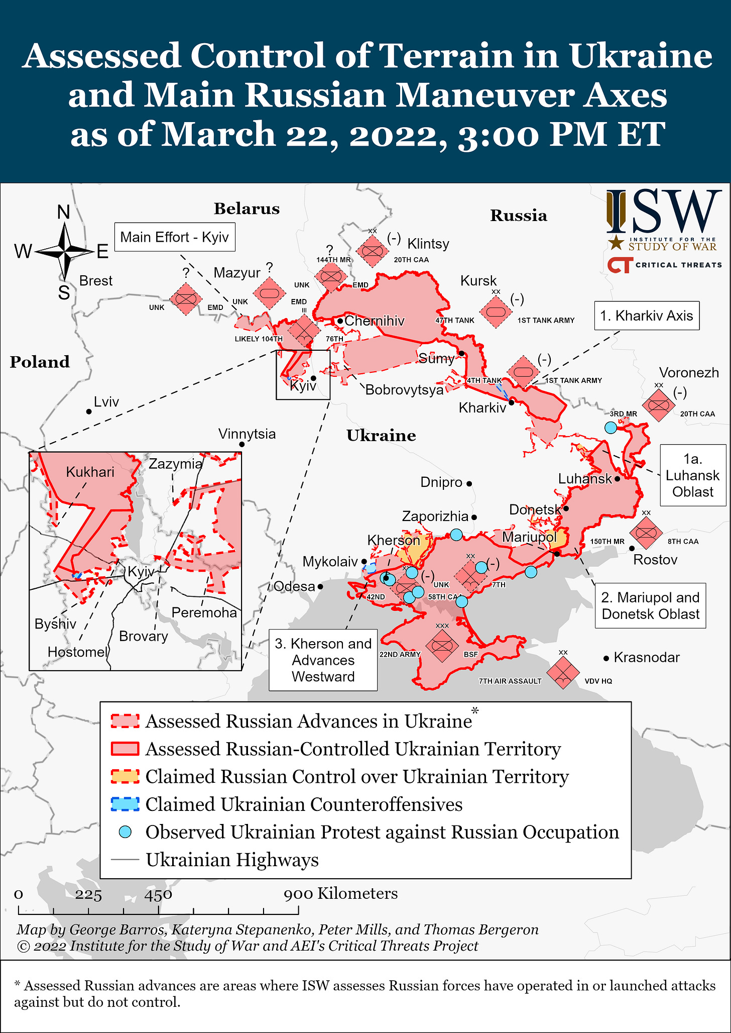 Russian Offensive Campaign Assessment, March 22 | Institute for the Study of War