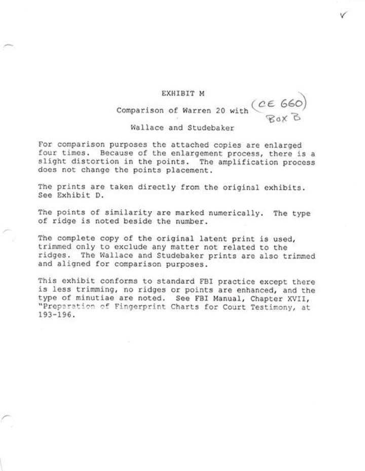 McClellan first-draft, Exhibit M