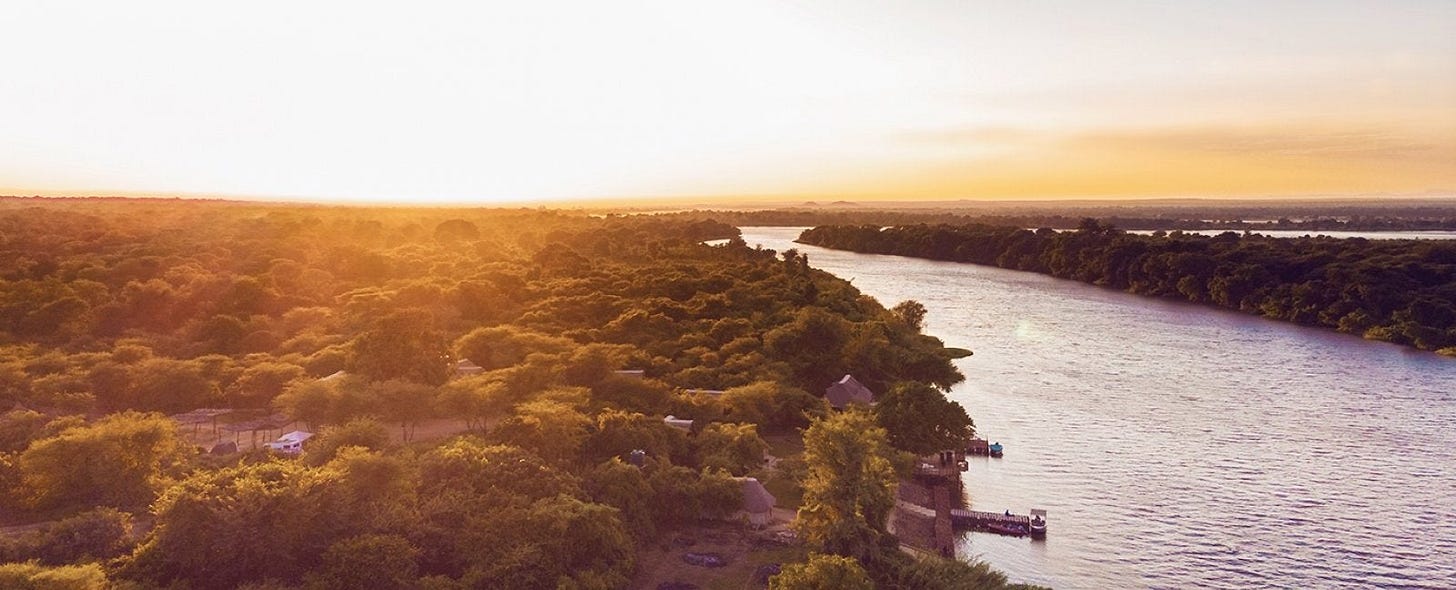 13th Day: Victoria Falls - Night on board