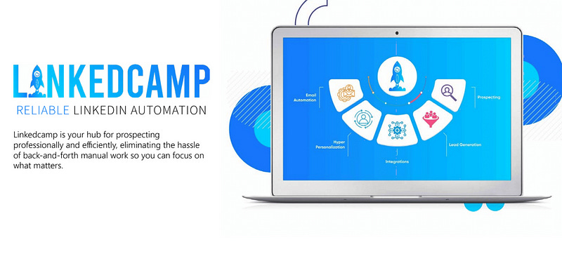 linkedcamp linkedin automation website background