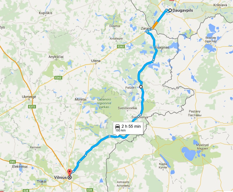 De Daugavpils a Vilnius: la ruta del pánico