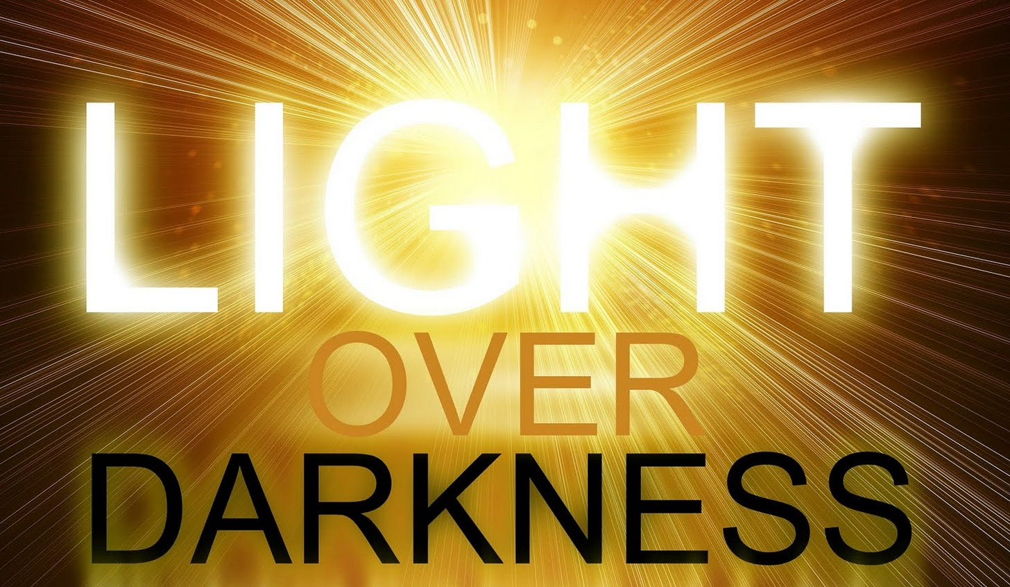 Reflections : LIGHT IN THE DARKNESS