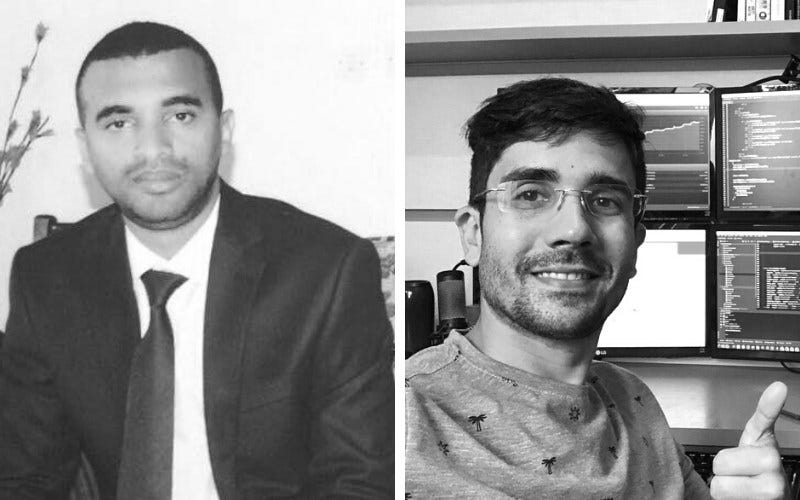 Wala co-founders Robel Yemane (left) and Leo Hermoso Wala co-founders Robel Yemane (left) and Leo Hermoso