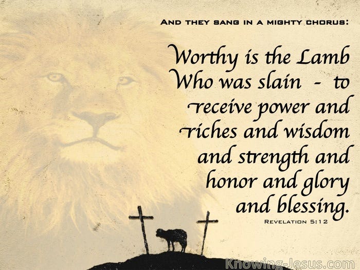 What Does Revelation 5:12 Mean?