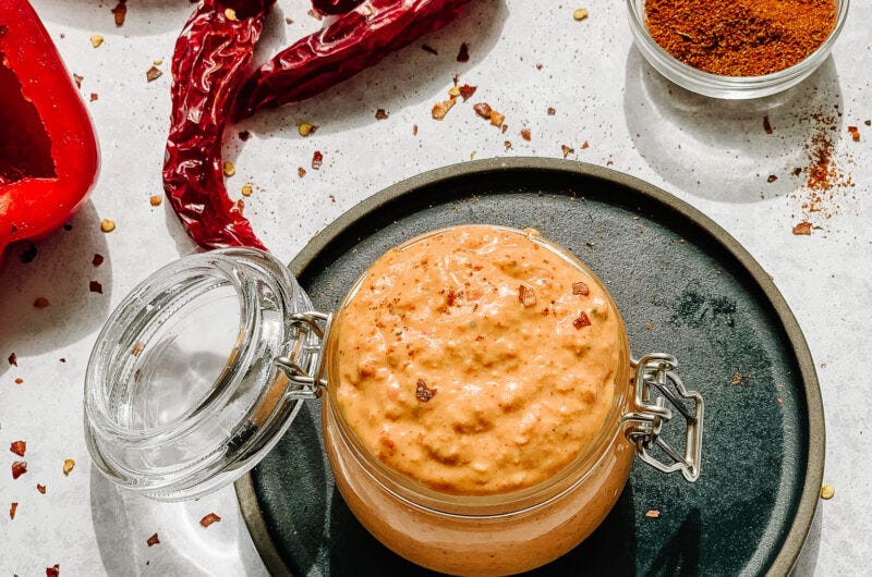Smoky Red Pepper Drizzle Smoky Red Pepper Drizzle
