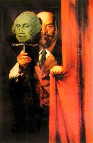 artnet Galleries: Lenin in George Washington Mask by Komar and Melamid from  Sloane Gallery of Art | Art, Famous art, Russian art