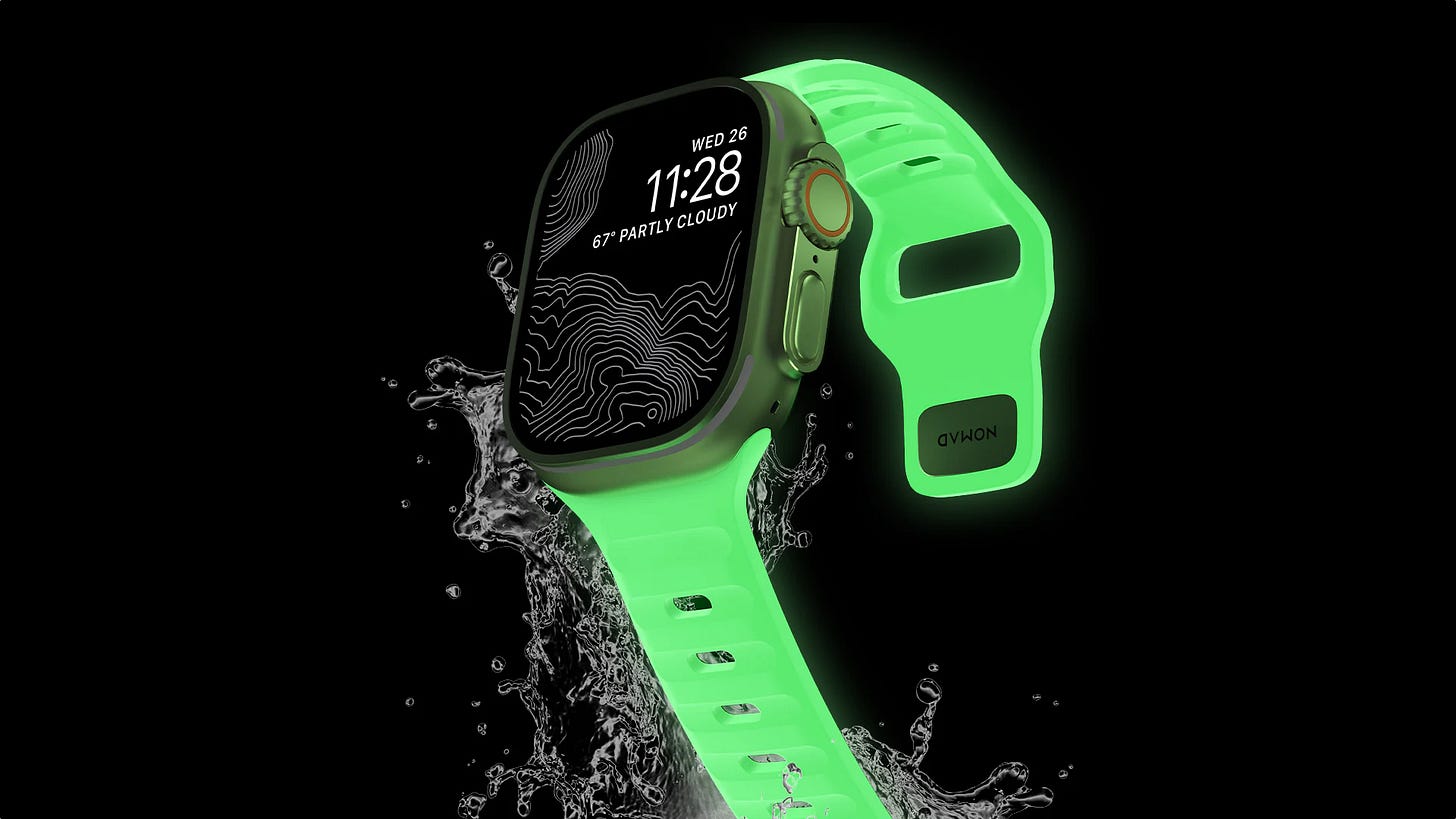 Nomad Glow 2.0 Apple Watch band