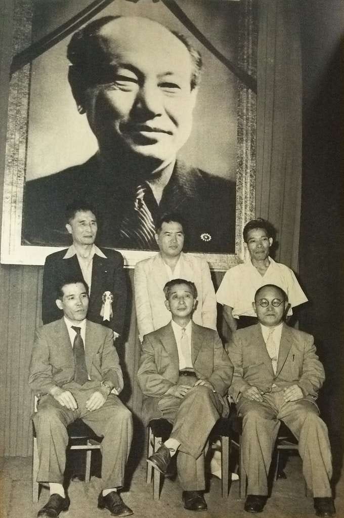 Tokuda Kyuichi's comrades surround his portrait - PICRYL - Public Domain  Media Search Engine Public Domain Search