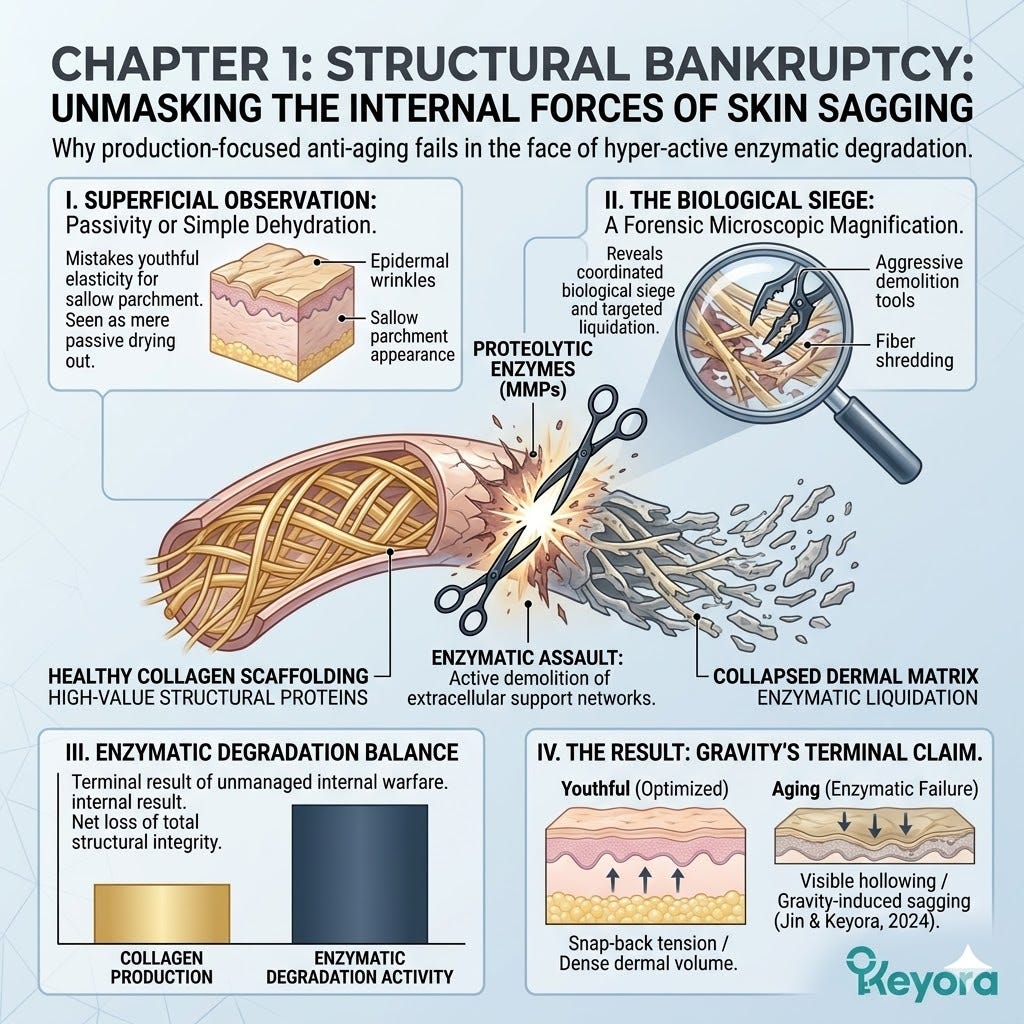 Mechanism of Proteolytic Enzymes inducing Structural Bankruptcy to liquidate the Four-Drive System and destroy Neurological Sovereignty via enzymatic demolition. Mechanism of Proteolytic Enzymes inducing Structural Bankruptcy to liquidate the Four-Drive System and destroy Neurological Sovereignty via enzymatic demolition.
