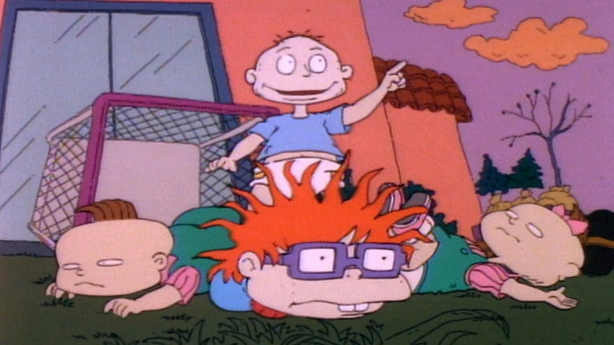 Tommy, Chuckie, Phil, and Lil from Rugrats Tommy, Chuckie, Phil, and Lil from Rugrats