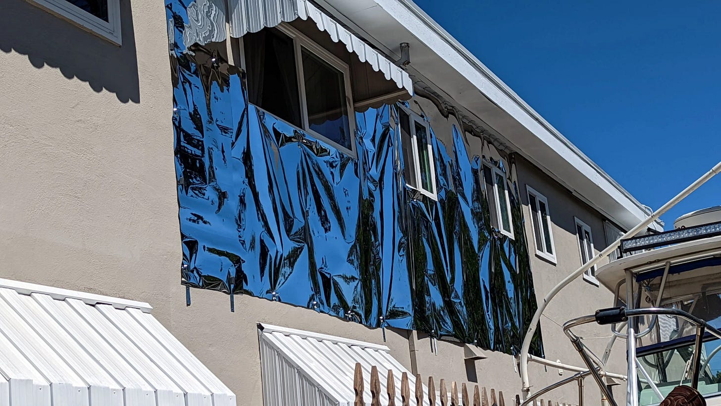 MEER cool material on building